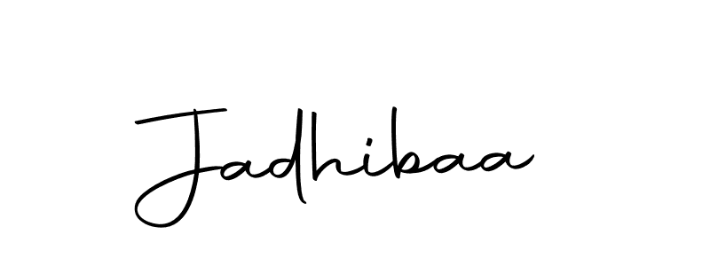 Here are the top 10 professional signature styles for the name Jadhibaa. These are the best autograph styles you can use for your name. Jadhibaa signature style 10 images and pictures png