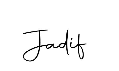 Here are the top 10 professional signature styles for the name Jadif. These are the best autograph styles you can use for your name. Jadif signature style 10 images and pictures png