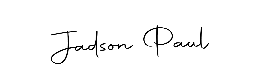 Use a signature maker to create a handwritten signature online. With this signature software, you can design (Autography-DOLnW) your own signature for name Jadson Paul. Jadson Paul signature style 10 images and pictures png