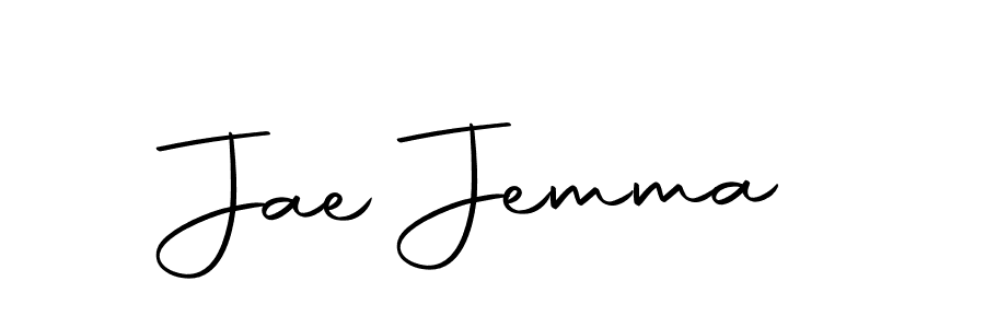 How to make Jae Jemma name signature. Use Autography-DOLnW style for creating short signs online. This is the latest handwritten sign. Jae Jemma signature style 10 images and pictures png