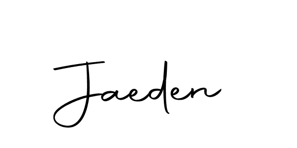 Create a beautiful signature design for name Jaeden. With this signature (Autography-DOLnW) fonts, you can make a handwritten signature for free. Jaeden signature style 10 images and pictures png
