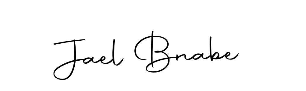 Design your own signature with our free online signature maker. With this signature software, you can create a handwritten (Autography-DOLnW) signature for name Jael Bnabe. Jael Bnabe signature style 10 images and pictures png