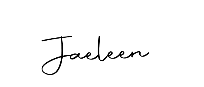 Create a beautiful signature design for name Jaeleen. With this signature (Autography-DOLnW) fonts, you can make a handwritten signature for free. Jaeleen signature style 10 images and pictures png