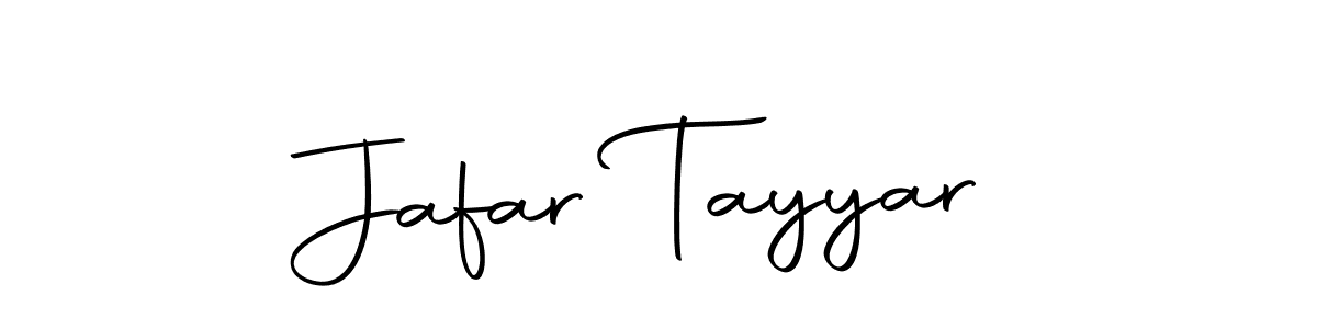 How to make Jafar Tayyar name signature. Use Autography-DOLnW style for creating short signs online. This is the latest handwritten sign. Jafar Tayyar signature style 10 images and pictures png