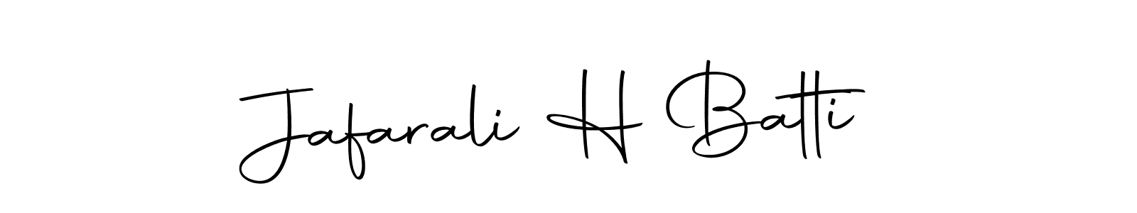 Make a beautiful signature design for name Jafarali H Batti. With this signature (Autography-DOLnW) style, you can create a handwritten signature for free. Jafarali H Batti signature style 10 images and pictures png