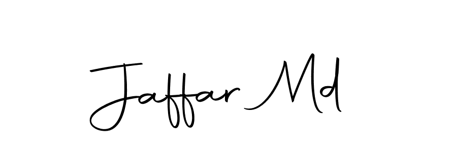 You should practise on your own different ways (Autography-DOLnW) to write your name (Jaffar Md) in signature. don't let someone else do it for you. Jaffar Md signature style 10 images and pictures png