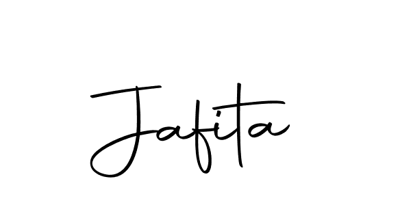 Use a signature maker to create a handwritten signature online. With this signature software, you can design (Autography-DOLnW) your own signature for name Jafita. Jafita signature style 10 images and pictures png