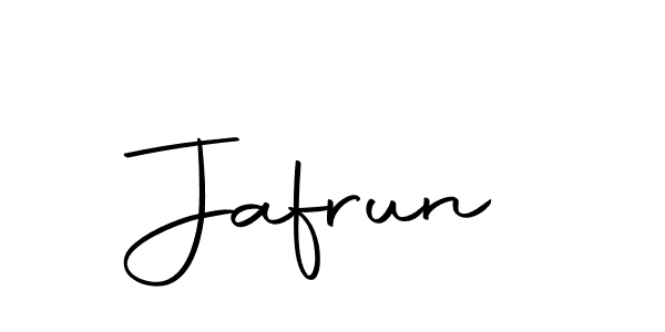 Here are the top 10 professional signature styles for the name Jafrun. These are the best autograph styles you can use for your name. Jafrun signature style 10 images and pictures png