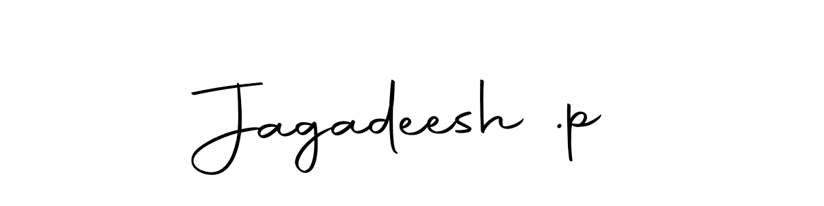 Design your own signature with our free online signature maker. With this signature software, you can create a handwritten (Autography-DOLnW) signature for name Jagadeesh .p. Jagadeesh .p signature style 10 images and pictures png