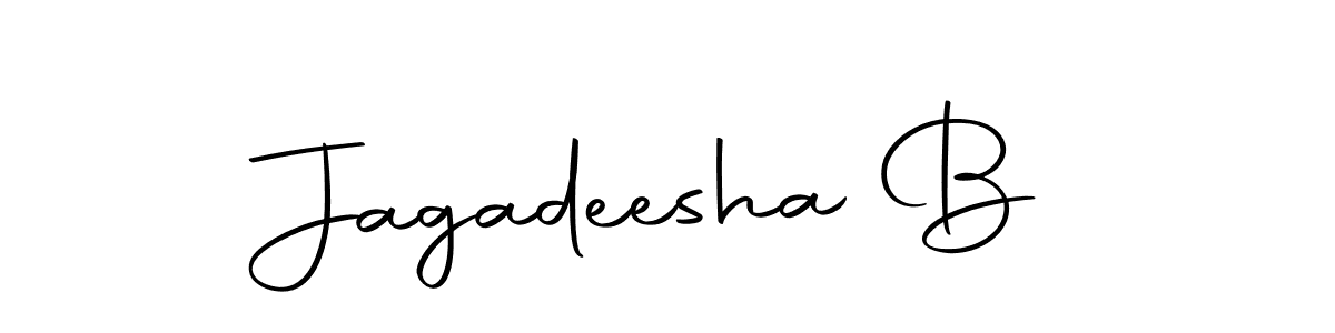 Autography-DOLnW is a professional signature style that is perfect for those who want to add a touch of class to their signature. It is also a great choice for those who want to make their signature more unique. Get Jagadeesha B name to fancy signature for free. Jagadeesha B signature style 10 images and pictures png