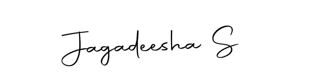 Make a beautiful signature design for name Jagadeesha S. With this signature (Autography-DOLnW) style, you can create a handwritten signature for free. Jagadeesha S signature style 10 images and pictures png