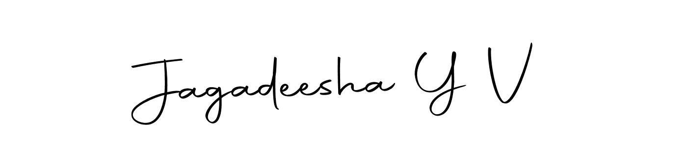 Also we have Jagadeesha Y V name is the best signature style. Create professional handwritten signature collection using Autography-DOLnW autograph style. Jagadeesha Y V signature style 10 images and pictures png