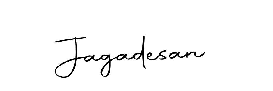 You should practise on your own different ways (Autography-DOLnW) to write your name (Jagadesan) in signature. don't let someone else do it for you. Jagadesan signature style 10 images and pictures png