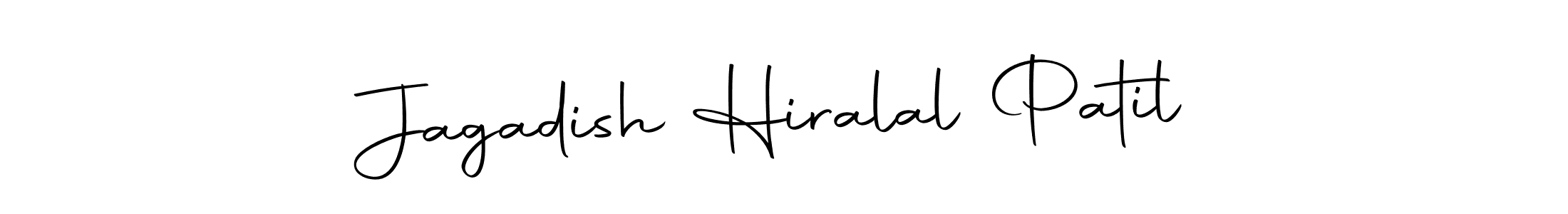 Make a beautiful signature design for name Jagadish Hiralal Patil. Use this online signature maker to create a handwritten signature for free. Jagadish Hiralal Patil signature style 10 images and pictures png