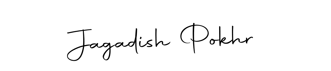 You should practise on your own different ways (Autography-DOLnW) to write your name (Jagadish Pokhr) in signature. don't let someone else do it for you. Jagadish Pokhr signature style 10 images and pictures png