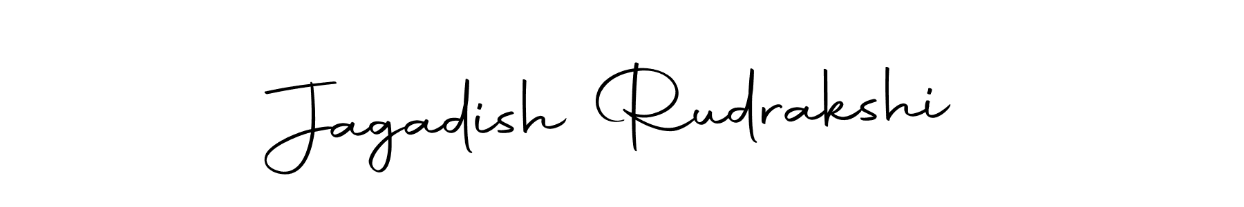 Create a beautiful signature design for name Jagadish Rudrakshi. With this signature (Autography-DOLnW) fonts, you can make a handwritten signature for free. Jagadish Rudrakshi signature style 10 images and pictures png