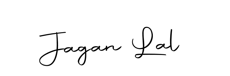 How to make Jagan Lal name signature. Use Autography-DOLnW style for creating short signs online. This is the latest handwritten sign. Jagan Lal signature style 10 images and pictures png