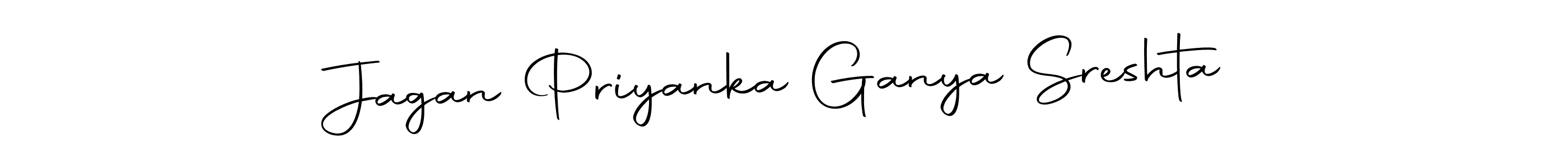 How to make Jagan Priyanka Ganya Sreshta signature? Autography-DOLnW is a professional autograph style. Create handwritten signature for Jagan Priyanka Ganya Sreshta name. Jagan Priyanka Ganya Sreshta signature style 10 images and pictures png