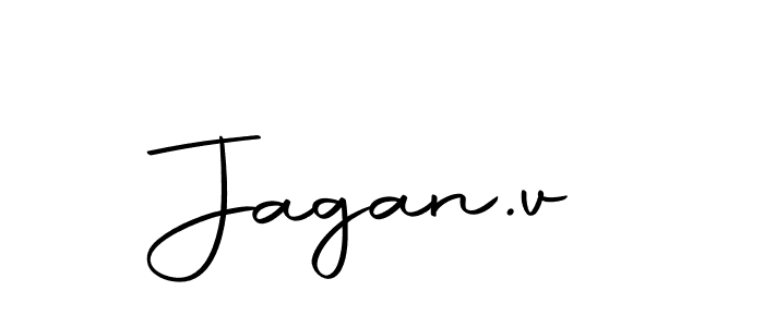 Create a beautiful signature design for name Jagan.v. With this signature (Autography-DOLnW) fonts, you can make a handwritten signature for free. Jagan.v signature style 10 images and pictures png