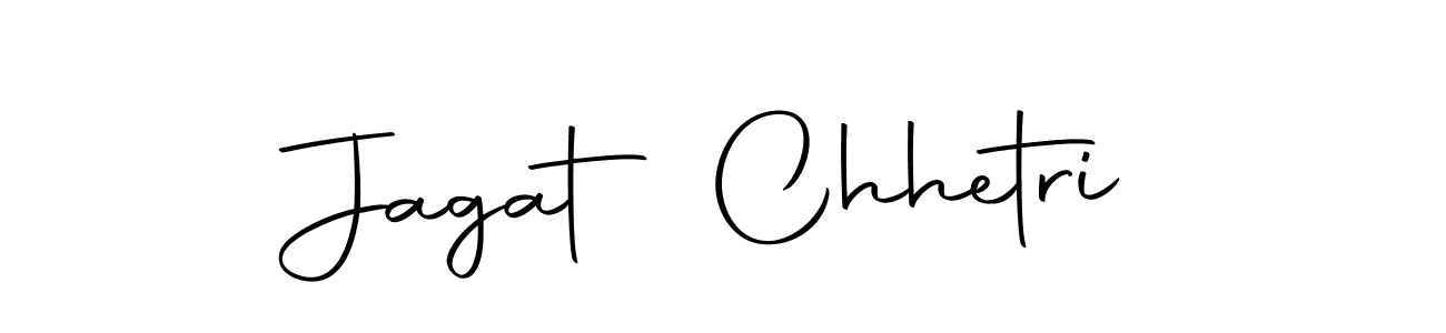 Create a beautiful signature design for name Jagat Chhetri. With this signature (Autography-DOLnW) fonts, you can make a handwritten signature for free. Jagat Chhetri signature style 10 images and pictures png