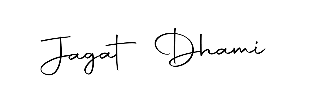 Make a beautiful signature design for name Jagat Dhami. With this signature (Autography-DOLnW) style, you can create a handwritten signature for free. Jagat Dhami signature style 10 images and pictures png