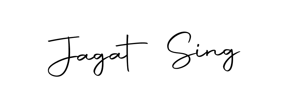 You should practise on your own different ways (Autography-DOLnW) to write your name (Jagat Sing) in signature. don't let someone else do it for you. Jagat Sing signature style 10 images and pictures png