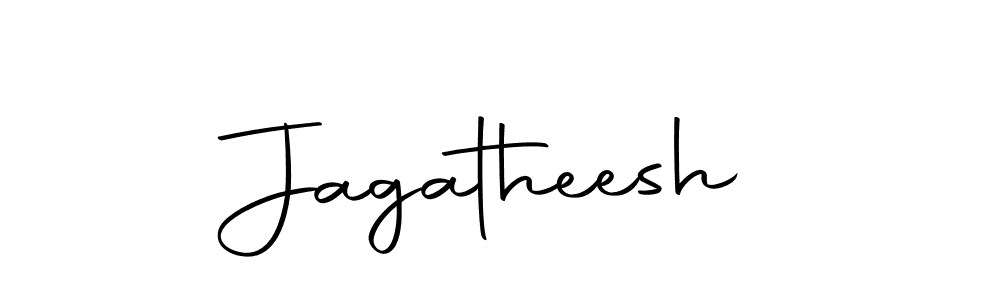 Create a beautiful signature design for name Jagatheesh. With this signature (Autography-DOLnW) fonts, you can make a handwritten signature for free. Jagatheesh signature style 10 images and pictures png