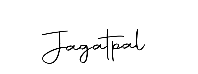 Use a signature maker to create a handwritten signature online. With this signature software, you can design (Autography-DOLnW) your own signature for name Jagatpal. Jagatpal signature style 10 images and pictures png