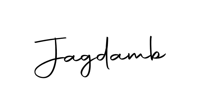 The best way (Autography-DOLnW) to make a short signature is to pick only two or three words in your name. The name Jagdamb include a total of six letters. For converting this name. Jagdamb signature style 10 images and pictures png