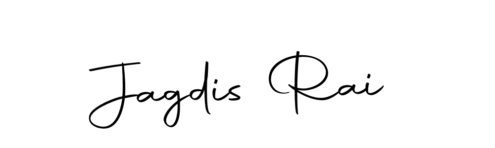 How to make Jagdis Rai name signature. Use Autography-DOLnW style for creating short signs online. This is the latest handwritten sign. Jagdis Rai signature style 10 images and pictures png