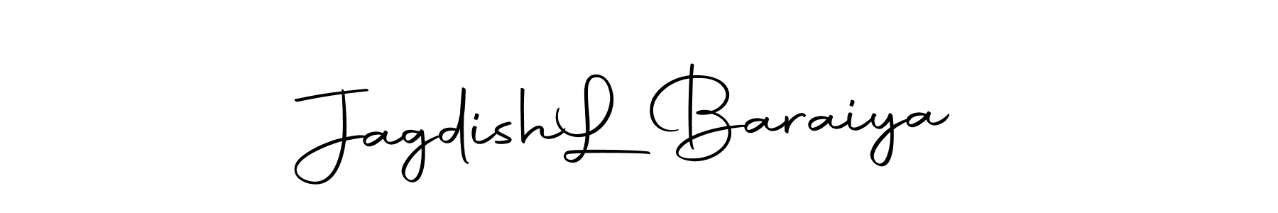 Autography-DOLnW is a professional signature style that is perfect for those who want to add a touch of class to their signature. It is also a great choice for those who want to make their signature more unique. Get Jagdish  L Baraiya name to fancy signature for free. Jagdish  L Baraiya signature style 10 images and pictures png