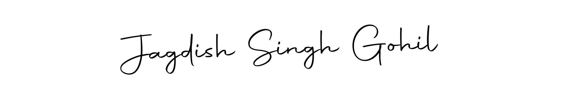 Design your own signature with our free online signature maker. With this signature software, you can create a handwritten (Autography-DOLnW) signature for name Jagdish Singh Gohil. Jagdish Singh Gohil signature style 10 images and pictures png