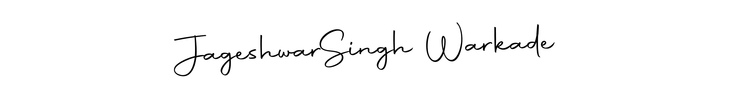 Design your own signature with our free online signature maker. With this signature software, you can create a handwritten (Autography-DOLnW) signature for name Jageshwar  Singh Warkade. Jageshwar  Singh Warkade signature style 10 images and pictures png