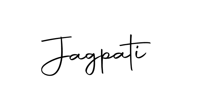 Design your own signature with our free online signature maker. With this signature software, you can create a handwritten (Autography-DOLnW) signature for name Jagpati. Jagpati signature style 10 images and pictures png