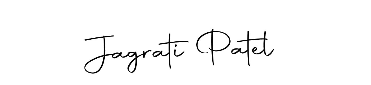 Design your own signature with our free online signature maker. With this signature software, you can create a handwritten (Autography-DOLnW) signature for name Jagrati Patel. Jagrati Patel signature style 10 images and pictures png