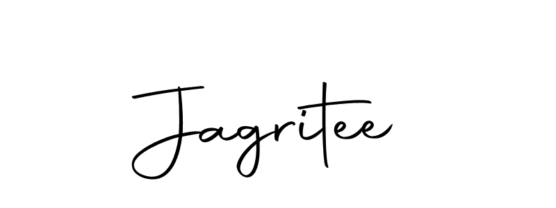 The best way (Autography-DOLnW) to make a short signature is to pick only two or three words in your name. The name Jagritee include a total of six letters. For converting this name. Jagritee signature style 10 images and pictures png