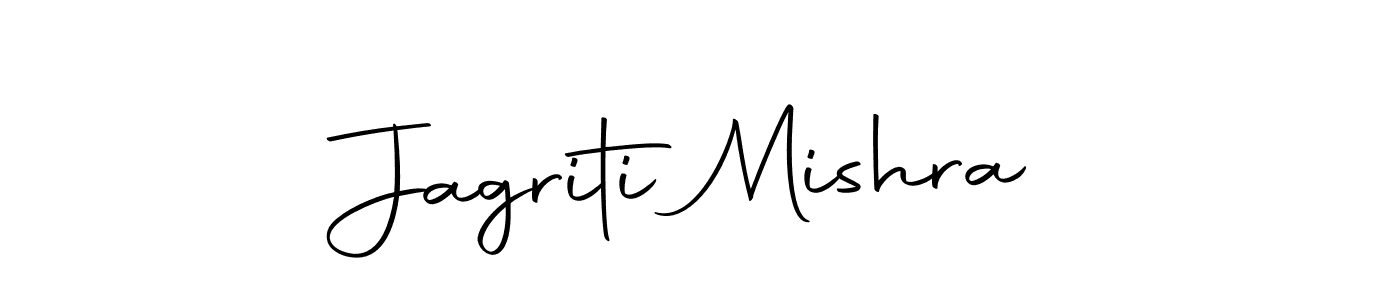 Make a beautiful signature design for name Jagriti Mishra. With this signature (Autography-DOLnW) style, you can create a handwritten signature for free. Jagriti Mishra signature style 10 images and pictures png