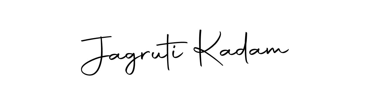 You can use this online signature creator to create a handwritten signature for the name Jagruti Kadam. This is the best online autograph maker. Jagruti Kadam signature style 10 images and pictures png
