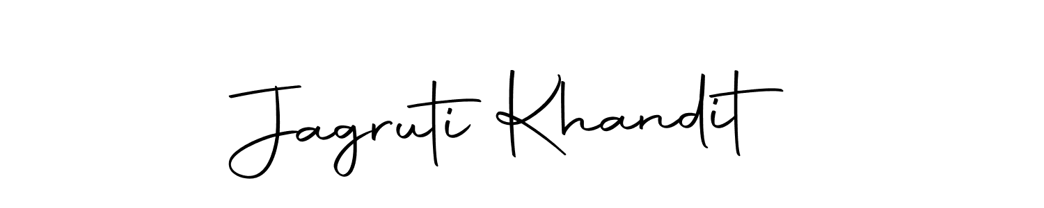 You can use this online signature creator to create a handwritten signature for the name Jagruti Khandit. This is the best online autograph maker. Jagruti Khandit signature style 10 images and pictures png