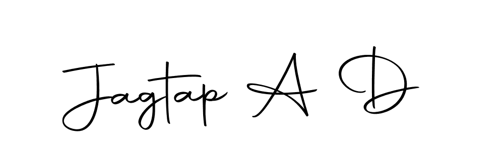 Jagtap A D stylish signature style. Best Handwritten Sign (Autography-DOLnW) for my name. Handwritten Signature Collection Ideas for my name Jagtap A D. Jagtap A D signature style 10 images and pictures png