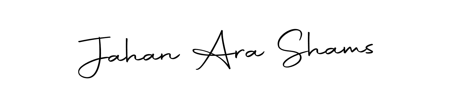 You can use this online signature creator to create a handwritten signature for the name Jahan Ara Shams. This is the best online autograph maker. Jahan Ara Shams signature style 10 images and pictures png