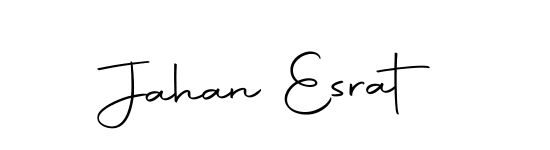 How to make Jahan Esrat name signature. Use Autography-DOLnW style for creating short signs online. This is the latest handwritten sign. Jahan Esrat signature style 10 images and pictures png