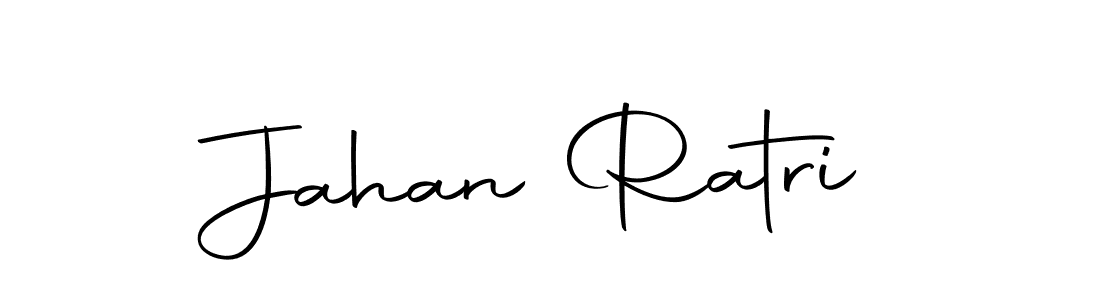 Design your own signature with our free online signature maker. With this signature software, you can create a handwritten (Autography-DOLnW) signature for name Jahan Ratri. Jahan Ratri signature style 10 images and pictures png