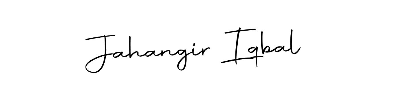 How to make Jahangir Iqbal name signature. Use Autography-DOLnW style for creating short signs online. This is the latest handwritten sign. Jahangir Iqbal signature style 10 images and pictures png