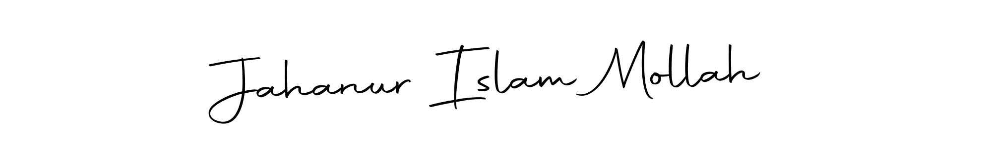 Jahanur Islam Mollah stylish signature style. Best Handwritten Sign (Autography-DOLnW) for my name. Handwritten Signature Collection Ideas for my name Jahanur Islam Mollah. Jahanur Islam Mollah signature style 10 images and pictures png