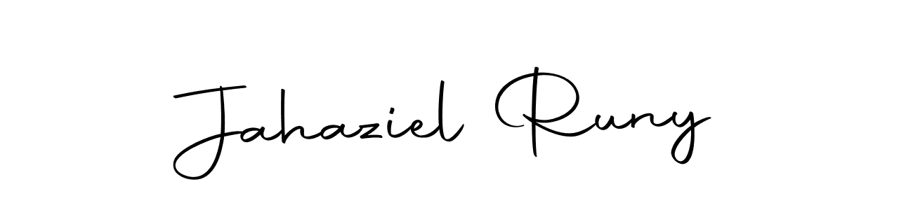 Create a beautiful signature design for name Jahaziel Runy. With this signature (Autography-DOLnW) fonts, you can make a handwritten signature for free. Jahaziel Runy signature style 10 images and pictures png