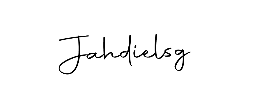 Use a signature maker to create a handwritten signature online. With this signature software, you can design (Autography-DOLnW) your own signature for name Jahdielsg. Jahdielsg signature style 10 images and pictures png