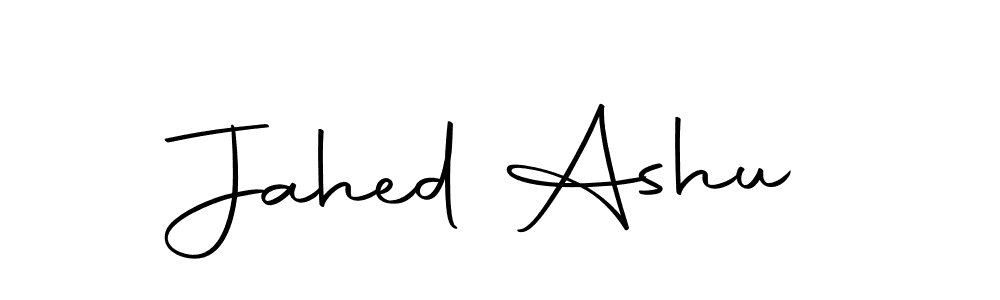 Jahed Ashu stylish signature style. Best Handwritten Sign (Autography-DOLnW) for my name. Handwritten Signature Collection Ideas for my name Jahed Ashu. Jahed Ashu signature style 10 images and pictures png