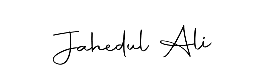 The best way (Autography-DOLnW) to make a short signature is to pick only two or three words in your name. The name Jahedul Ali include a total of six letters. For converting this name. Jahedul Ali signature style 10 images and pictures png