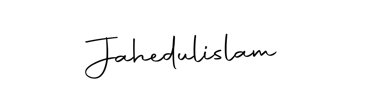 Design your own signature with our free online signature maker. With this signature software, you can create a handwritten (Autography-DOLnW) signature for name Jahedulislam. Jahedulislam signature style 10 images and pictures png